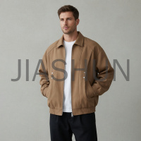 Oversized Collared Bomber Jacket