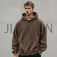 Oversized Vintage Wash Pullover Hoodie